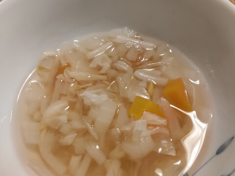 【離乳食完了期】野菜たっぷりコンソメスープ